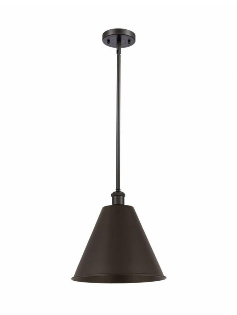 NIB Innovations Lighting Nyle Oil Rubbed Bronze Cone Pendant 516-1S